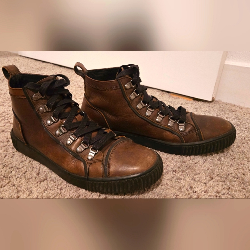 John Varvatos Hiker High Top Sneakers